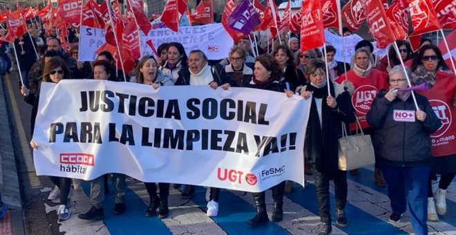 Servicios de limpieza: un sector feminizado y precarizado levanta la voz con dos huelgas