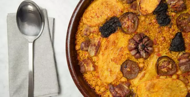 Pato confinado - Receta de arroz al horno