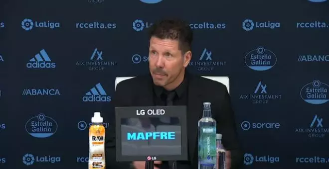 Simeone: "En la vida siempre hay problemas que resolver y se resuelven actuando"