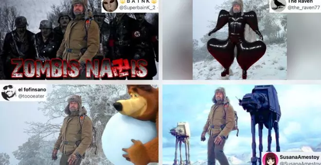 Los memes más descacharrantes de la enésima aventura de Abascal, ahora en la nieve: "Está en todas partes menos en el trabajo"