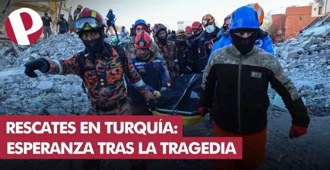 Las impactantes imágenes de los rescates en Turquía, una semana después del terremoto