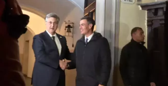 Sánchez se reúne en Zagreb con el primer ministro croata