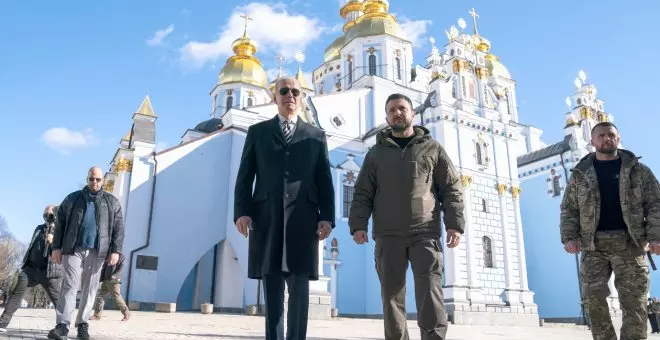 La visita sorpresa de Biden a Kiev, una bofetada a Moscú en vísperas del primer aniversario de la invasión