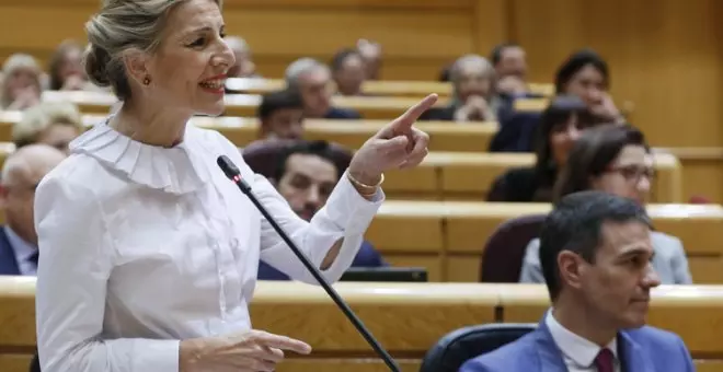 Otra lección contundente de Yolanda Díaz al PP: "Feminismo no es hablar de peras y manzanas"