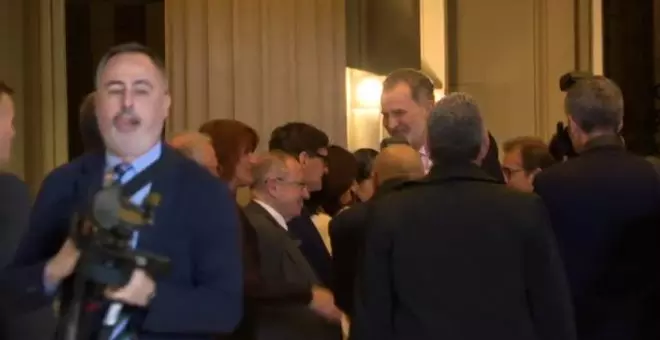 Aragonès y Colau no reciben al rey Felipe VI en la cena inaugural del Mobile World Congress