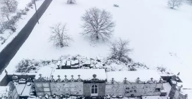 Febrero termina con los días más fríos del año: temperaturas bajo cero y nevadas generalizadas en toda la Península