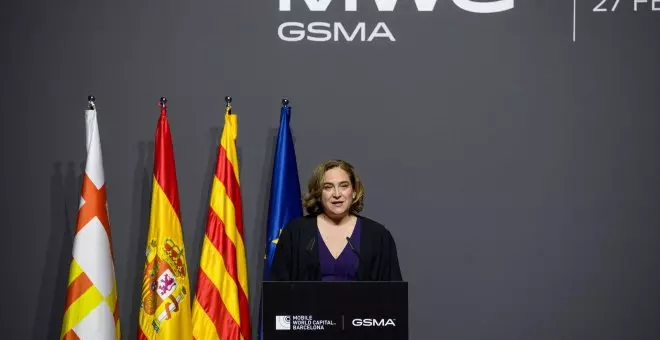 Ada Colau y Pere Aragonès, ausentes en la llegada de Felipe VI al MWC