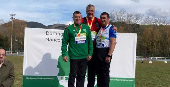 Siete medallas y un récord para los cántabros en el Nacional Máster de Lanzamientos Largos de Invierno