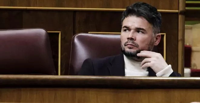 Las preguntas de Rufián al PSOE tras votar junto a la derecha para reformar la ley del 'solo sí es sí': "A ver cómo lo explica"