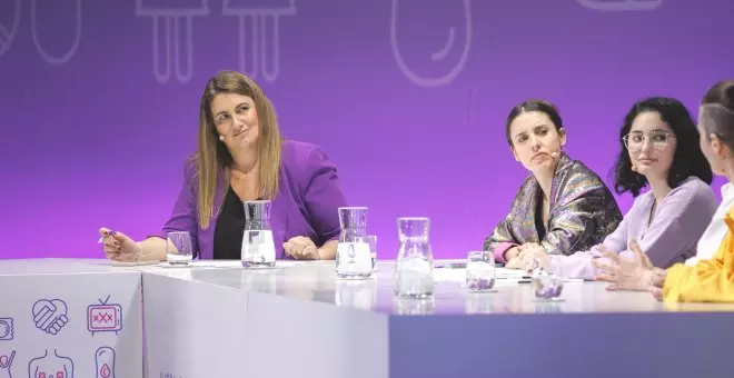 Carlota Corredera en el equipo de Irene Montero (por un día)