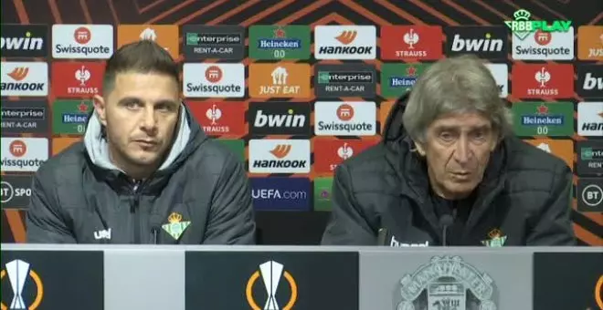 Pellegrini quiere ambición en Old Trafford: "Para mí un buen resultado siempre es ganar"