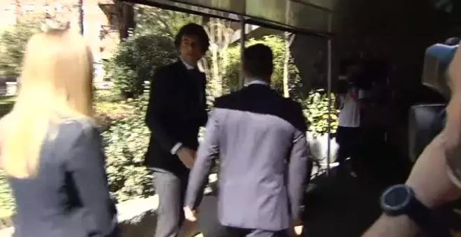 Florentino llega tranquilo a la comida de directivas