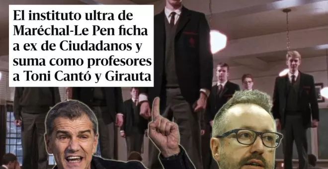 Toni Cantó y Girauta fichan por el instituto de la sobrina de Le Pen: "Otro chiringuito que se van a cargar"