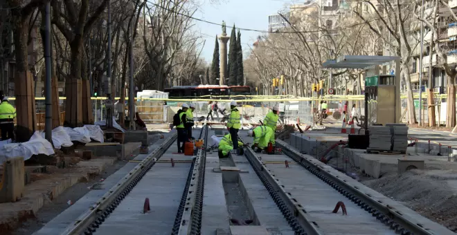 El tramvia de la Diagonal entre Glòries i Verdaguer es posarà en marxa a principis de l'any que ve