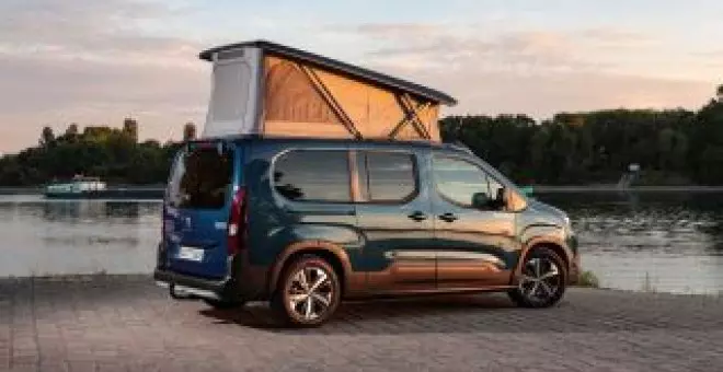 La Peugeot e-Rifter Vanderer es la nueva furgoneta eléctrica para los amantes del 'camper'