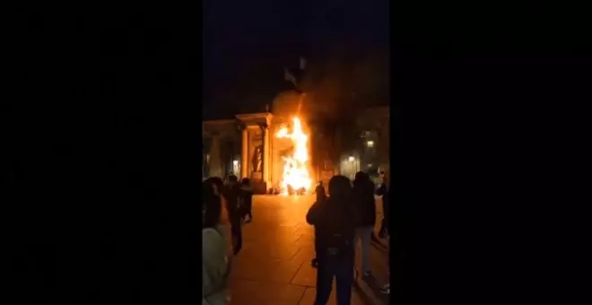 Las protestas contra el 'decretazo' de Macron desatan una ola de violencia contra las instituciones