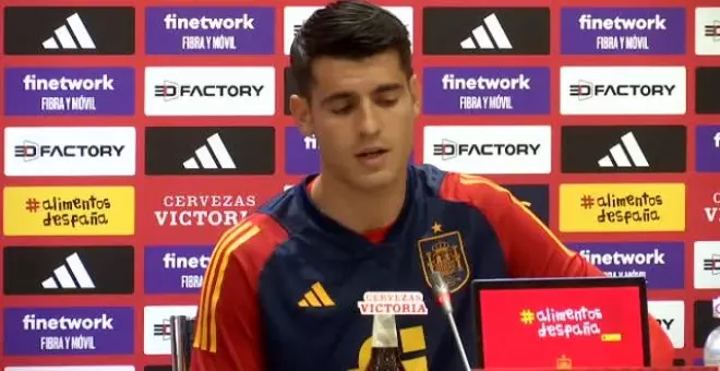 Morata sobre su capitanía: "Es un orgullo y una alegría. Estoy aquí para ayudar a los jóvenes y a los nuevos"