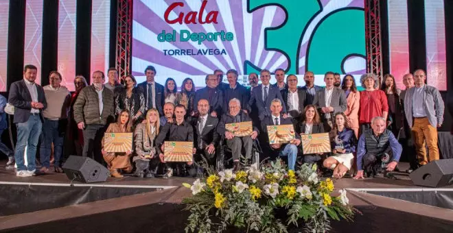 El centenario atleta Jaime Asensio, premiado en la 30 Gala del Deporte