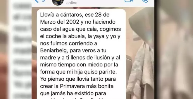 El emotivo mensaje de un abuelo a su nieta por su cumpleaños: "Siento nostalgia de los recuerdos que guardo de tu niñez"