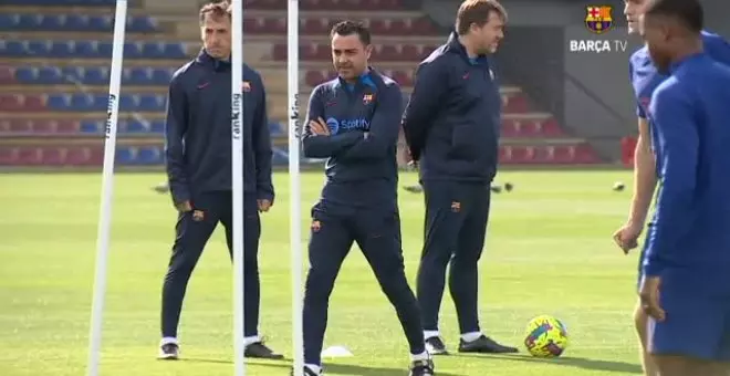 Xavi Hernández ya trabaja con los internacionales