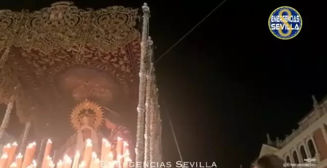 Nuevo incidente durante una procesión de Semana Santa en Sevilla