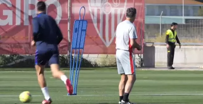 El Sevilla de Mendilibar ultima detalles de cara al partido de Viernes Santo ante el Celta