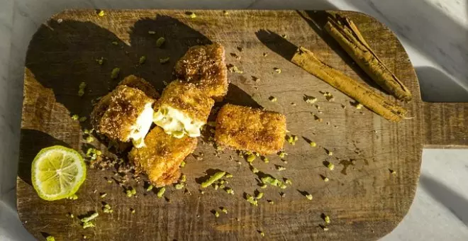 Pato confinado - Receta de leche frita de Semana Santa