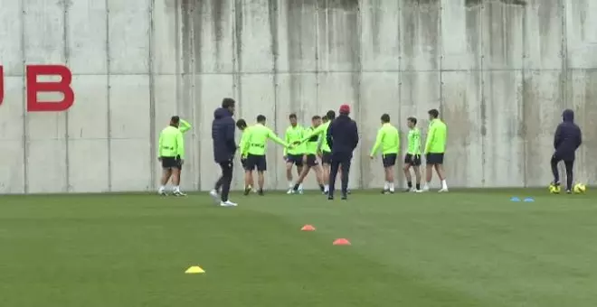 El Athletic continúa preparando el derbi de este sábado contra la Real Sociedad