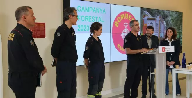 Els Bombers de Barcelona avancen la precampanya forestal per l'estat de Collserola i la climatologia