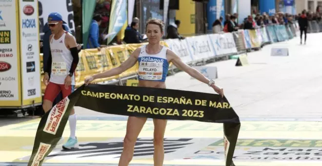 La cántabra Irene Pelayo, campeona de España de maratón