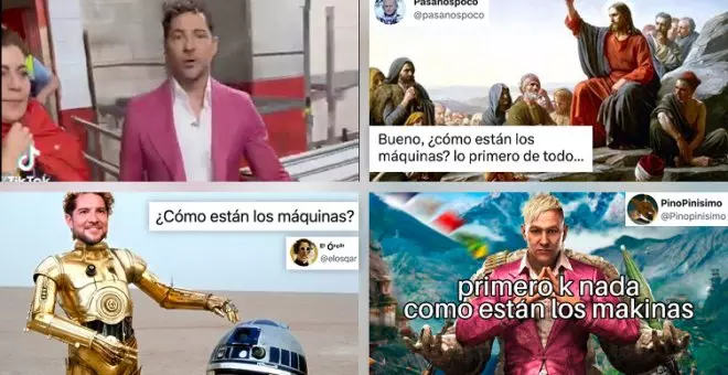 El maravilloso saludo de David Bisbal que ya es historia de Twitter: "¿Cómo están los máquinas?"