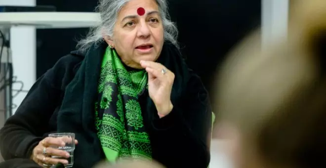 Una comida con Vandana Shiva