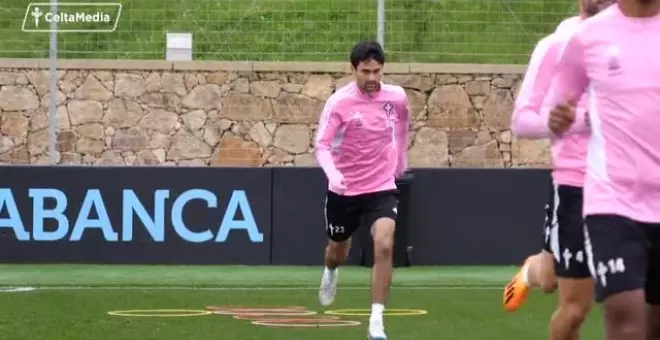 El Celta, preparado para visitar el Bernabéu