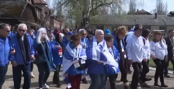 La Marcha de los Vivos en Auschwitz cumple 35 años