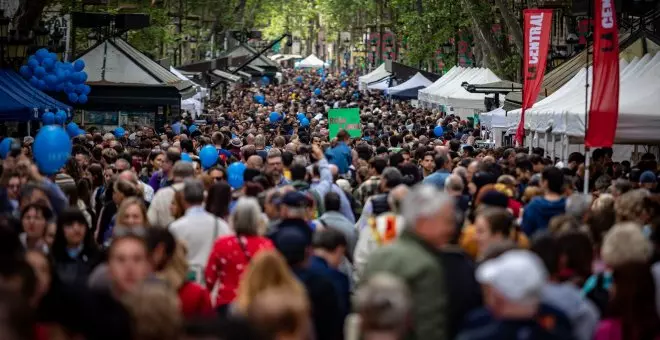 Un Sant Jordi como los de antes