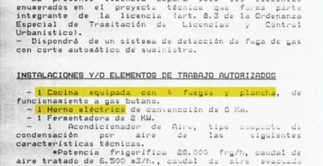 El restaurante incendiado en Madrid tenía un horno distinto al de la licencia de cocina de 1997