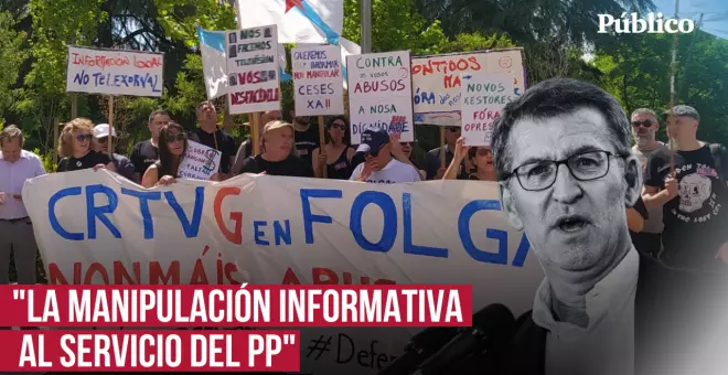 En pie de guerra contra Feijóo: trabajadores de la tele y radio pública gallegas claman en el Senado contra la manipulación