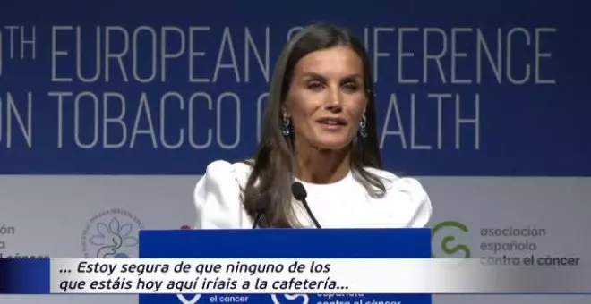 La reina Letizia, a favor de subir el precio del tabaco: "Fumar es una enfermedad"