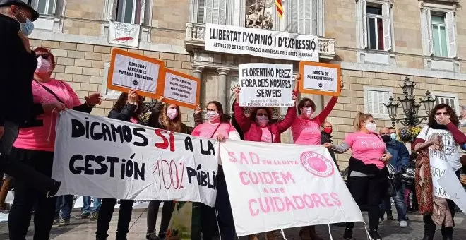 Cuidadoras de atención domiciliaria en pie de guerra contra 'la bolsa de horas'