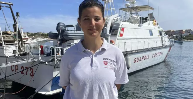 Una voluntaria en Lampedusa: "Habrá un aumento de llegadas de Sudán"