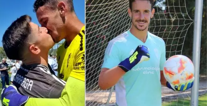 Alberto Lejárraga celebra el ascenso de su equipo con un beso histórico en el mundo del fútbol