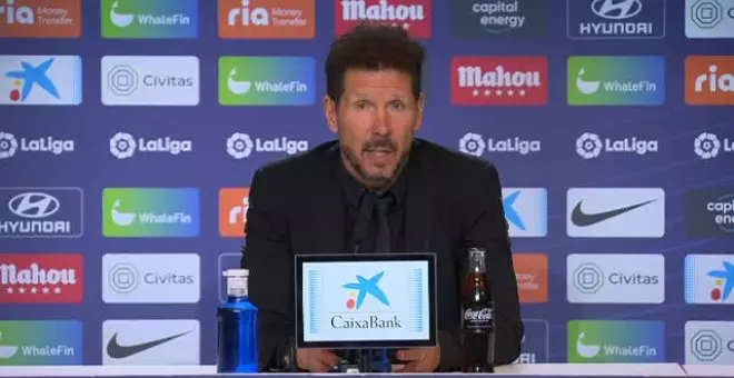 Simeone: "Para sentir este club lo tienes que entender, si no, mejor no venir"