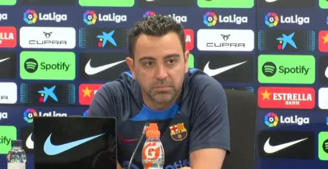 Xavi habla de Messi entre risas tras una pregunta sobre Bruce Springsteen