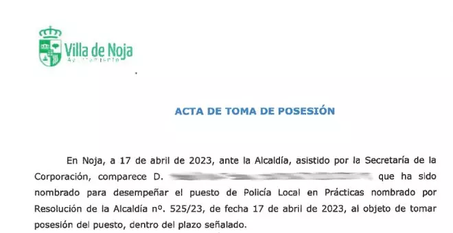 El Ayuntamiento lamenta la falta de rigor en las informaciones que niegan la incorporación de tres nuevos agentes de la Policía Local