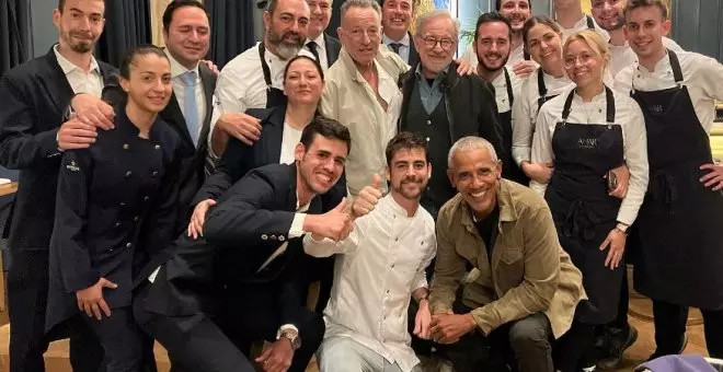 Bruce Springsteen, Obama y Steven Spielberg se van de cena por Barcelona