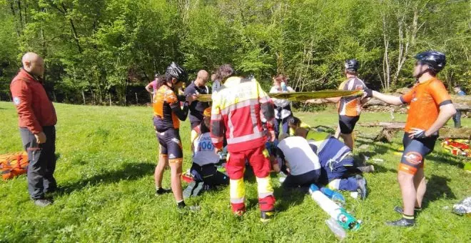 Ingresado un hombre de 59 años tras caerle un árbol encima cuando estaba en su finca