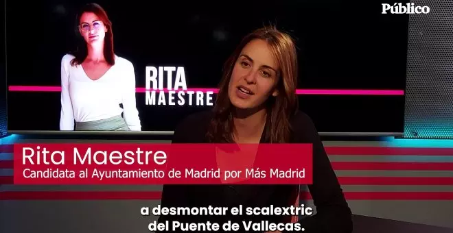 Rita Maestre: "Queremos gobernar poniendo el foco en la periferia"