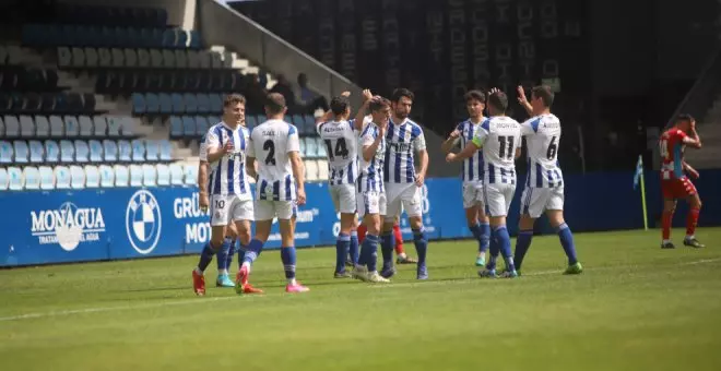 La RS Gimnástica derrota al Lugo y mantiene vivas sus aspiraciones