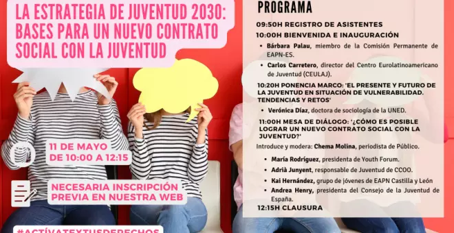 La EAPN-ES organiza un seminario para la búsqueda de un nuevo contrato social con la juventud