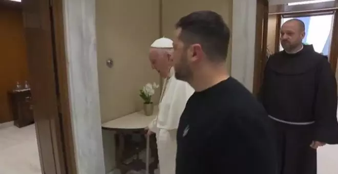 El papa recibe a Zelenski por primera vez desde el comienzo de la invasión rusa